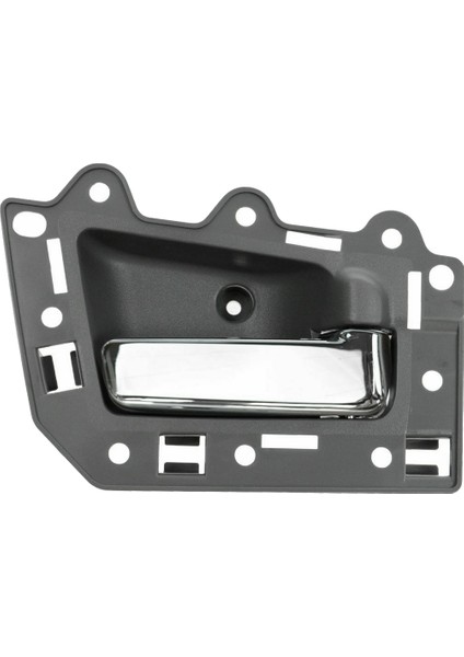 2 Adet Ön Sol ve Sağ Iç Iç Kapı Kolu Seti 2005-2011 Jeep Grand Cherokee Için Gri ve Krom (Yurt Dışından)