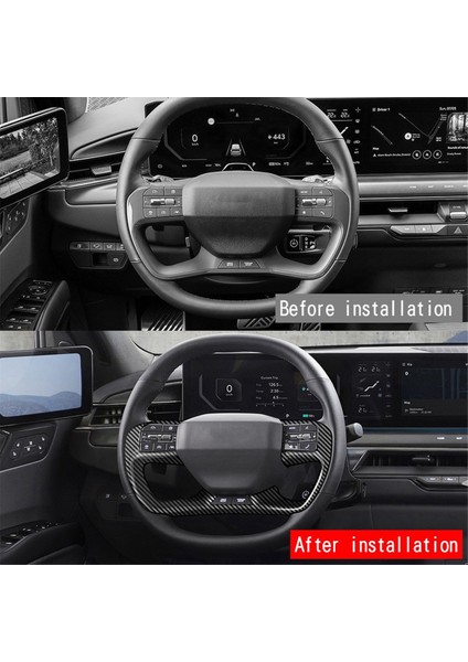 Araba Direksiyon Ayar Kapağı Etiket Kia Ev9 2023 2024 Direksiyon Düğmesi Trim Iç Aksesuarları (Yurt Dışından) modelleri