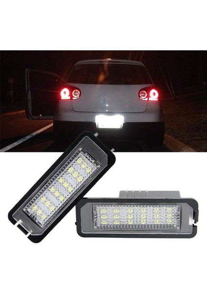 Volkswagen Golf 4 6 Polo-9n Passat Için Araç LED Plaka Işığı (Yurt Dışından)