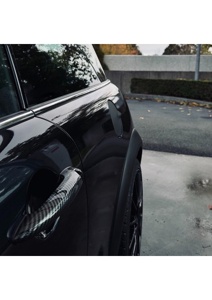 Karbon Fiber Dış Dış Kapı Kulp Kılıfı Trim Için Bmw Mını Cooper R50 R52 R53 R55 R56 R57 R58 R59 R61 (Yurt Dışından) modelleri