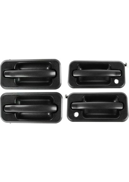 4 Adet Dış Dış Kapı Kolu Seti Otomobil Parçaları 2003-2009 Hummer H2 Siyah Dokulu 131609870457 15104792 10360326 (Yurt Dışından)