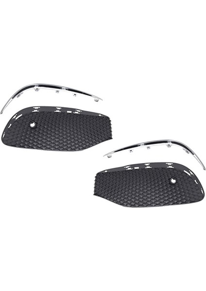 1 Çift Araba Ön Tampon Sis Farı Izgarası Sis Lambası Izgara Kapağı Krom Şerit ile Mercedes-Benz E Sınıfı Için W213 2016-2020 (Yurt Dışından) fiyatları