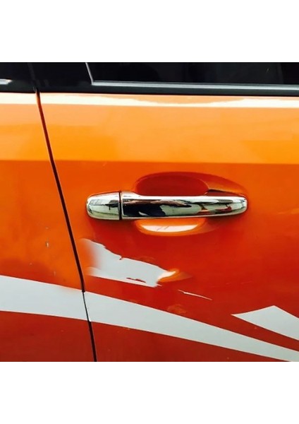 Subaru Outback Legacy 2020 2021 Için Araba Kapı Kulp Kılıfı Trim Dekor Aksesuarları Akıllı Anahtar Deliği, Gümüş 4 Adet (Yurt Dışından) fırsatları