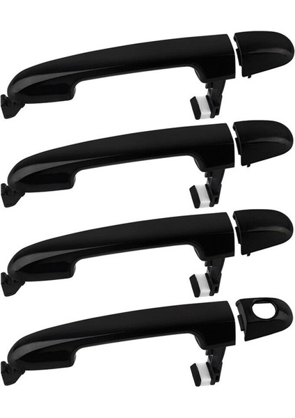 Hyundai Elantra 2006-2012 Için 4 Dış Dış Kapı Kolu Seti 82651-2H000 82651-2H01082652-2H000 82652-2H020 (Yurt Dışından)