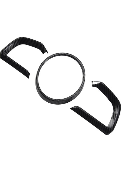 Mazda 3 Axela 2014-2018 Için Karbon Fiber Dashboard Iç Enstrüman Çerçeve Kapak Trim (Yurt Dışından)