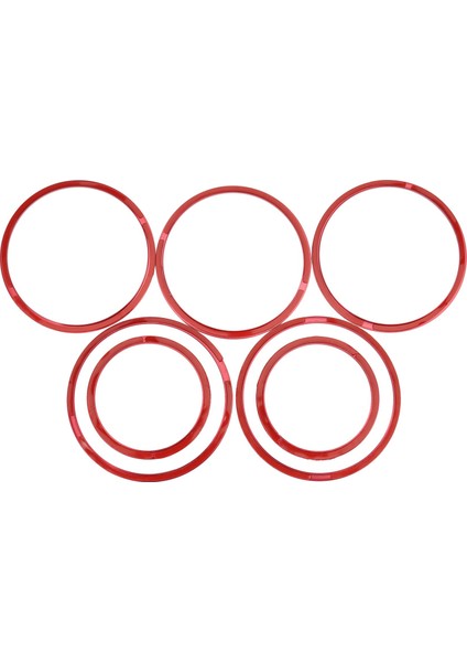 Adet Kırmızı Dış A/c Hava Firar Çıkışı Halka Kapak Trim Için Mercedes Benz C Sınıfı 2015 W205 C180 C200 C250 C300 C400 ve Glc 2016 (Yurt Dışından)