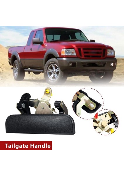 Ford Ranger Mazda B2500 Pikap Için Arka Bagaj Kapağı Gövde Kolu 1999 2000 2001 2002 2003 2004 2005 2006 2007 (Yurt Dışından)