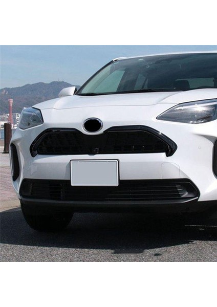 Toyota Yaris Cross 2020 2021 Için Araba Ön Kaput Kaput Izgara Dudak Kalıplama Kapak Trim Izgara Çubuğu Garnitür Örgü Şekillendirici (Yurt Dışından)