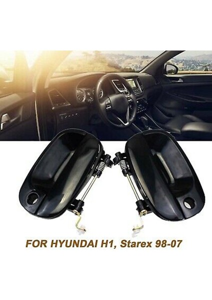 Araba Dış Kapı Kolu Hyundai Starex H1 Için Uygundur 1998 1999 2000 2002 2004 2005 2007 (Yurt Dışından)