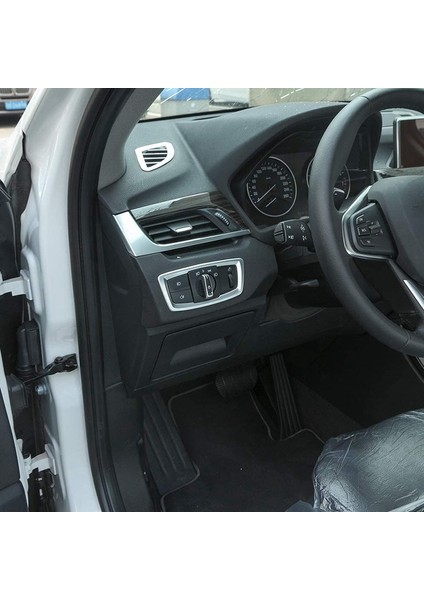 X1 F48 2016-2018,X2 F47 2018 Araba Aksesuarları Iç Dekorasyon Abs Mat Far Anahtarı Düğme Kapağı Trim (Yurt Dışından) modelleri