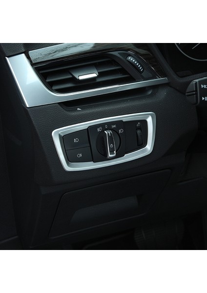 X1 F48 2016-2018,X2 F47 2018 Araba Aksesuarları Iç Dekorasyon Abs Mat Far Anahtarı Düğme Kapağı Trim (Yurt Dışından) fırsatları