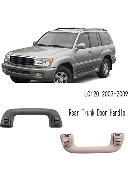 Araba Bej Arka Bagaj Kapı Kolu Bagaj Kapağı Kapı Kolu Toyota Land Cruiser Prado Için LC120 2003-2009 (Yurt Dışından) modelleri