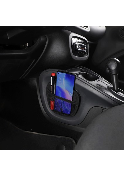 Mercedes Benz Smart Fortwo Forfour 453 Için Araba Merkezi Kontrol Yan Saklama Çantası Net Ipli Çanta Örgü Yama Cep (Yurt Dışından) fırsatları