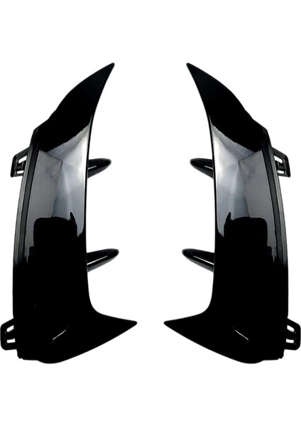 Parlak Siyah Arka Tampon Splitter Spoiler Arka Canard Hava Firar Trim Için Benz A Sınıfı W177 A180 A200 A250 A45 2019 + (Yurt Dışından)