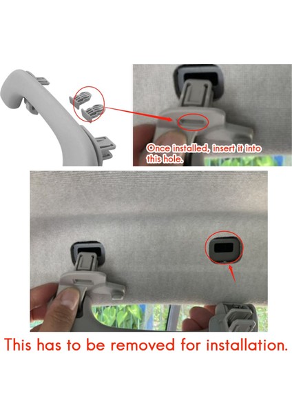 Sağ Yolcu Tavan Kavrama Kolu 4538100054 Mercedes-Benz Smart Fortwo 453 2015-2019 Için Araba Ayağı Çatı Kolu (Yurt Dışından) fırsatları