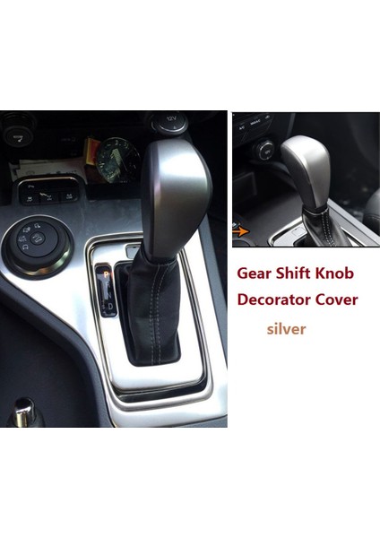 Araba Iç Vites Topuzu Kapak Trim Dekoratör Etiket Ford Ranger Everest Endeavor 2015-2020 2021 Aksesuarları (Yurt Dışından) fırsatları