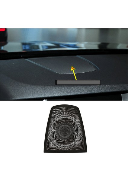 Araç Iç Dashboard Hoparlör Kapağı Çıkartmalar Trim Için Bmw 5 Serisi F10 2011-2017 Araç Ses Hoparlör (Yurt Dışından) modelleri