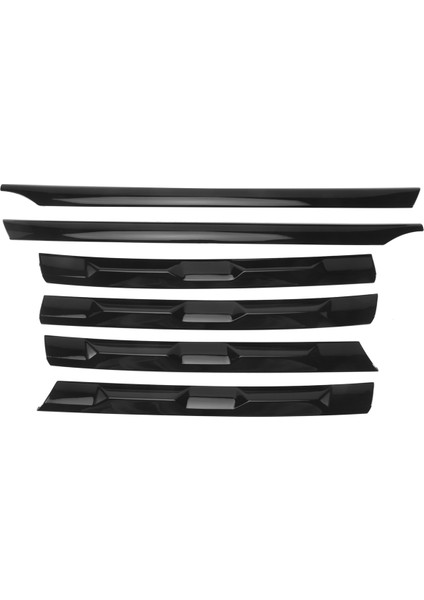 Tiguan L 2017-2021 Için Lhd Parlak Siyah Ön Tampon Örgü Merkezi Izgara Izgara Kalıplama Şeritleri Kapak Trim (Yurt Dışından) modelleri