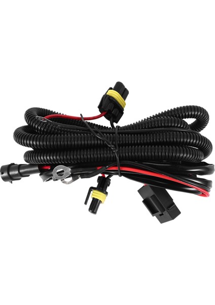 1 Adet Araba Sis Işık Röle Kablo Demeti H11 880 Röle Adaptörü Uzatma Kablosu 40A LED Işık ve Halojen Sis Işık Konektörü (Yurt Dışından)