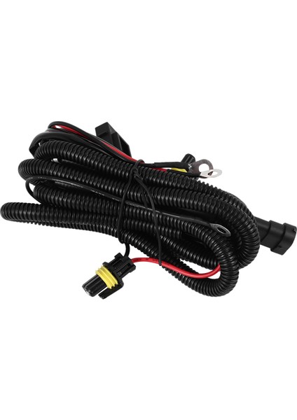 1 Adet Araba Sis Işık Röle Kablo Demeti H11 880 Röle Adaptörü Uzatma Kablosu 40A LED Işık ve Halojen Sis Işık Konektörü (Yurt Dışından)