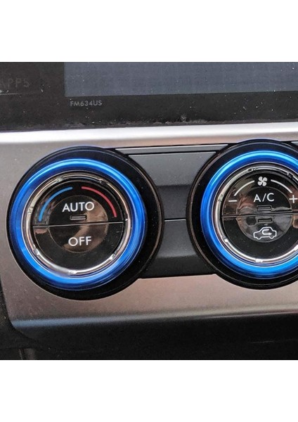 3 Adet Mavi Ac Iklim Kontrol Düğmesi Halka Kapakları Subaru Wrx, Stı, Impreza, Forester, Xv Crosstrek Için Uyumlu (Yurt Dışından) fırsatları