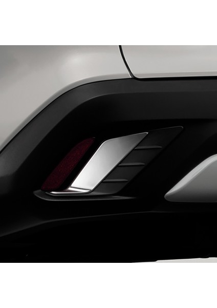Toyota Corolla Cross 2020 2021 Için Abs Krom Ön Arka Sis Lambası Lambası Göz Kapağı Kaş Kapağı Trim Kalıplama Çerçeve Garnitür (Yurt Dışından)