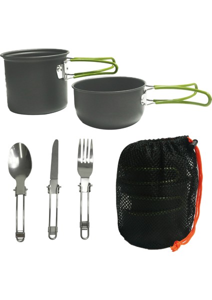 Açık Çok Fonksiyonlu 1-2 Kişi Sofra Takımı ile Portatif Tencere Seti (Yurt Dışından) modelleri
