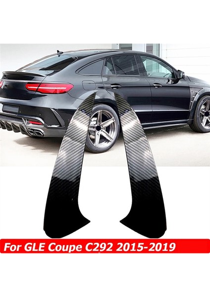 Arka Tampon Spoiler Hava Firar Trim Mercedes Benz Gle Coupe C292 GLE63S GLE400 GLE450 4matıc Amg 2015-2019 Parlak Siyah (Yurt Dışından) fiyatları