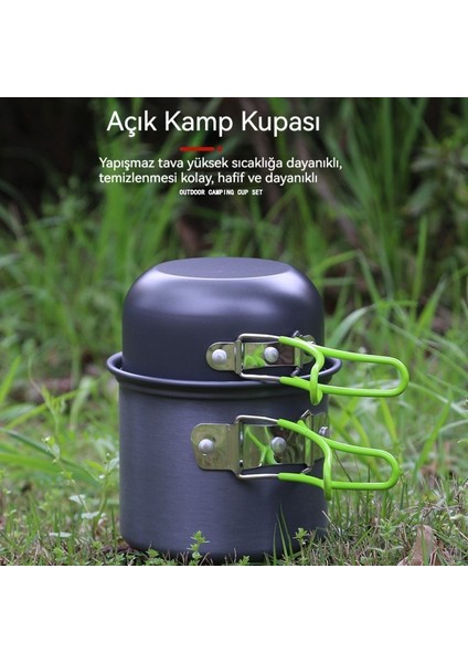 Açık Çok Fonksiyonlu 1-2 Kişi Sofra Takımı ile Portatif Tencere Seti (Yurt Dışından) indirimleri