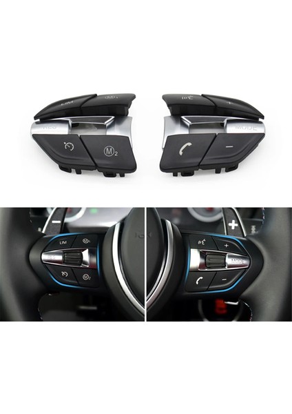 Araba Direksiyon Düğmesi Topuzu Değiştirme Bmw F10 F11 F30 F31 F34 F01 F02 F07 F06 F12 F25 F26 F15 F16 M2 M3 M4 (A) (Yurt Dışından)