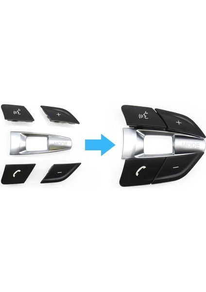 Araba Direksiyon Düğmesi Topuzu Değiştirme Bmw F10 F11 F30 F31 F34 F01 F02 F07 F06 F12 F25 F26 F15 F16 M2 M3 M4 (A) (Yurt Dışından)