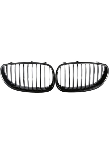 E60 Izgara Ön Böbrek Spor Izgaraları Hood Izgara Bmw E60 E61 5 Serisi M5 525I 525XI 528I 528XI 530I 530XI 2003-2009 (Parlak Siyah) (Yurt Dışından)