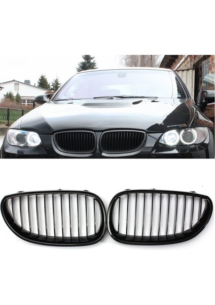 E60 Izgara Ön Böbrek Spor Izgaraları Hood Izgara Bmw E60 E61 5 Serisi M5 525I 525XI 528I 528XI 530I 530XI 2003-2009 (Parlak Siyah) (Yurt Dışından) fiyatları