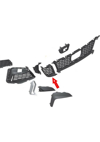 Ön Tampon Alt Izgara Kapağı 51118075601 51118075602 -Bmw 3 Serisi G20 G21 318I 320I 325I 330I Aksesuarları L + R (Yurt Dışından) modelleri