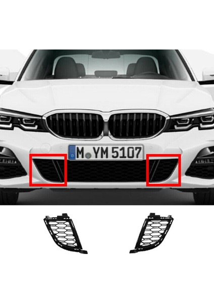 Ön Tampon Alt Izgara Kapağı 51118075601 51118075602 -Bmw 3 Serisi G20 G21 318I 320I 325I 330I Aksesuarları L + R (Yurt Dışından) fırsatları