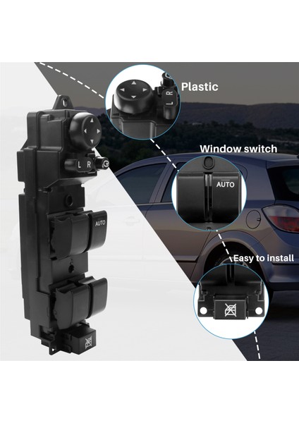 Yeni Rhd Sağdan Direksiyon Elektrikli Cam Anahtarı Mazda 2 6 2008-2012 D652-66-350A Için Fit (Yurt Dışından)