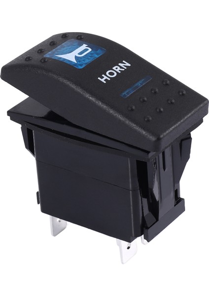 Mavi Işık Korna Deseni LED 12V/20A 24V/10A 5-Pin Rocker Geçiş Anahtarı Araba Tekne (Yurt Dışından) fiyatları