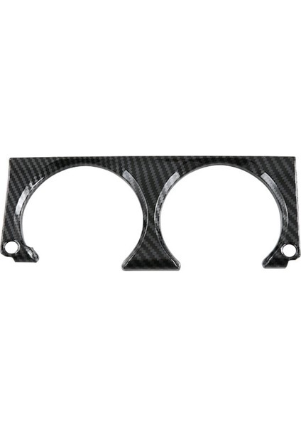 Araba Abs Karbon Fiber Ön Su Bardağı Tutucu Koruyucu Çerçeve Kapak Trim Etiket Aksesuarları Toyota Sienna 2021 2022 Için (Yurt Dışından)