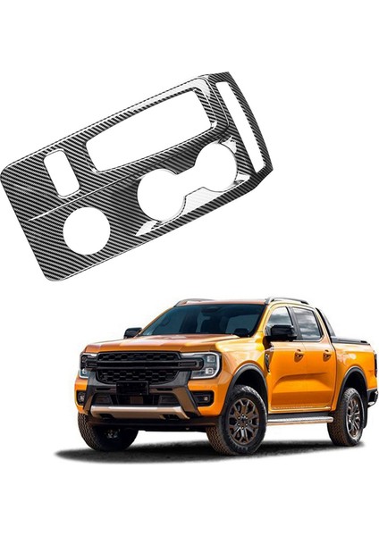 Ford Ranger Everest 2023 Için Araba Merkezi Kontrol Dişli Paneli Çerçeve Vites Paneli Ayar Kapağı Karbon Fiber (Yurt Dışından) fırsatları