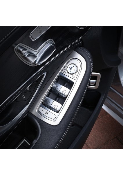 Araba Şekli Kapak Dekoratif Pencere Kaldırma Düğmesi Anahtarı Payetler Mercedes-Benz Yeni C-Class W205 Glc (Yurt Dışından) fiyatları