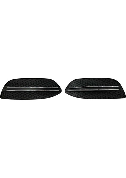 Ön Tampon Izgarası Sis Aydınlatma Koruması ve Krom Trimler Mercedes-Benz C Sınıfı Için W205 C180 C200 C250 2058851223 2058851123 (Yurt Dışından)