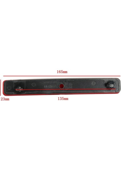 2 Adet Arka Tampon Reflektör Kuyruk Işık Çubukları Fren Park Uyarısı-Vw/volkswagen/transporter T5 (Yurt Dışından)