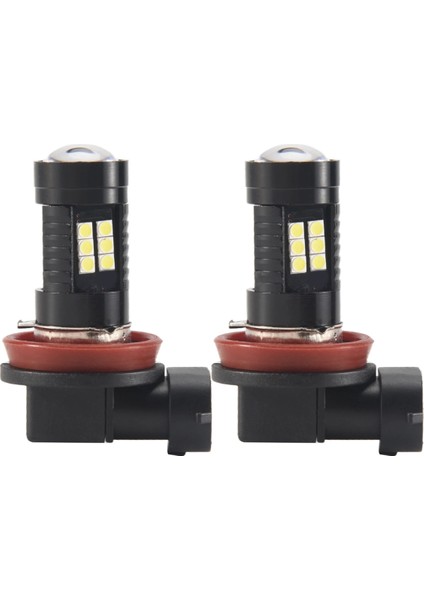 2x Canbus H8 3030 21SMD LED Drl Gündüz Çalışan Sis Ampulleri Skoda Superb Için (Yurt Dışından)