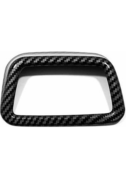 Hyundai Tucson 2021 2022 Için Araba Far Ayar Düğmesi Anahtarı Kapağı Trim Çerçeve Etiket, Karbon Fiber ve Siyah (Yurt Dışından)