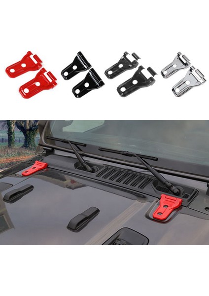 Araba Motor Kaputu Menteşe Koruyucu Ayar Kapağı Aksesuarları Jeep Wrangler Jl Gladyatör Jt 2018-2021 Araba Etiket B (Yurt Dışından) fiyatları
