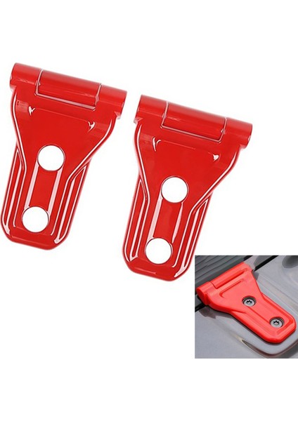 Araba Motor Kaputu Menteşe Koruyucu Ayar Kapağı Aksesuarları Jeep Wrangler Jl Gladyatör Jt 2018-2021 Araba Etiket B (Yurt Dışından) modelleri