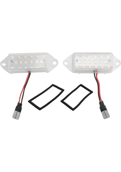 2 Adet Hata Ücretsiz LED Plaka Ampuller 18SMD Beyaz LED Plaka Işık Lambası Mitsubishi Lancer x Evo 2003-2017 Için (Yurt Dışından)