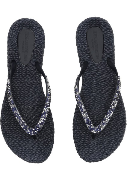 Ilse Jacobsen - CHEERFUL03G - Flip Flop With Glitter-Dark Indıgo fırsatları
