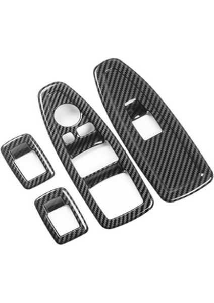 Bmw Için 1 3 4 Serisi 3gt F20 F30 F31 F32 F34 F36 Pencere Camı Kaldırma Düğmesi Dekorasyon Abs Karbon Fiber Panel Dekorasyon (Yurt Dışından)