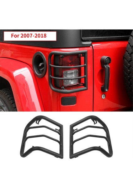 Çift L & R Kuyruk Işık Kapakları Kuyruk Işık Muhafızları Dekoratif Kapaklar Jeep Wrangler Jk 2007-2018 Dekorasyon Aksesuarları (Yurt Dışından) fiyatları
